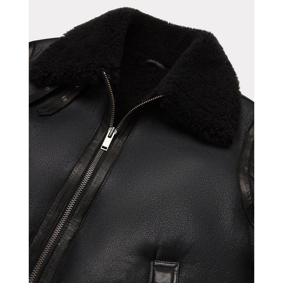 Blouson en cuir BOMBARDIER noir, CHEVIGNON