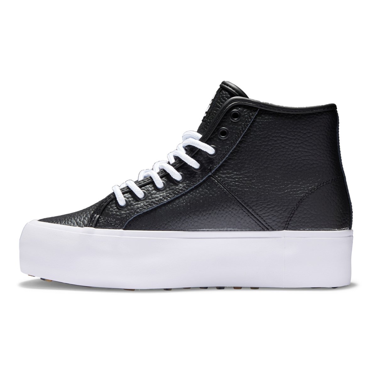 Chaussures montantes MANUAL HI WNT. noir black/white, DC SHOES