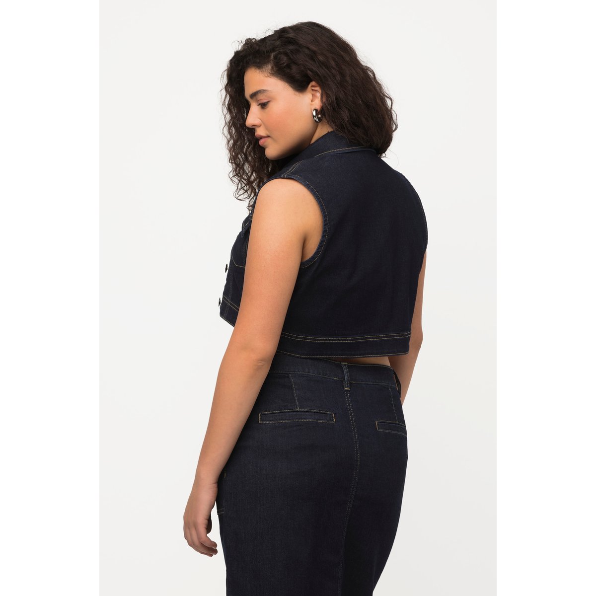 Gilet en jean lavage rincé, ULLA POPKEN