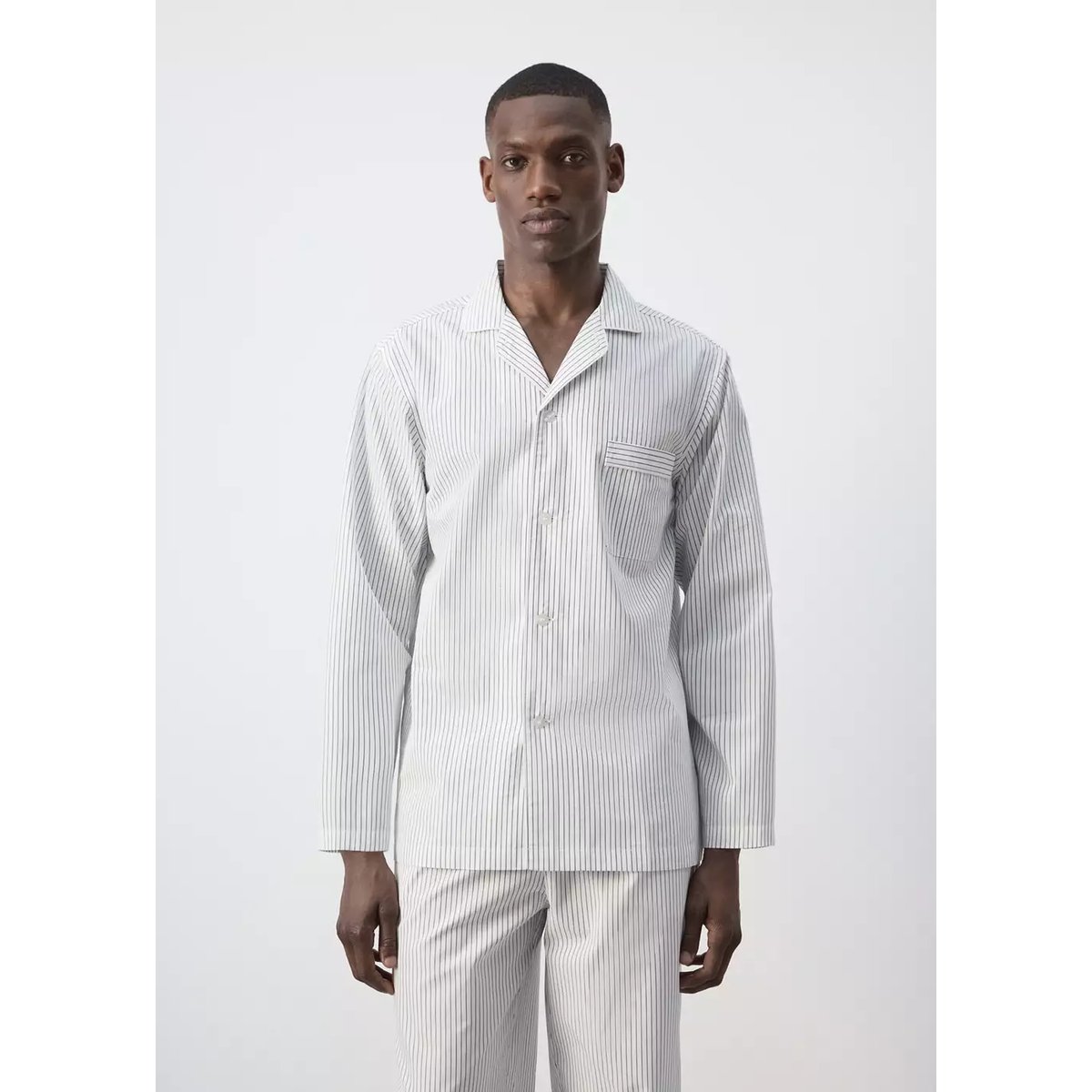 Lot pyjama combiné à rayures gris, MANGO MAN