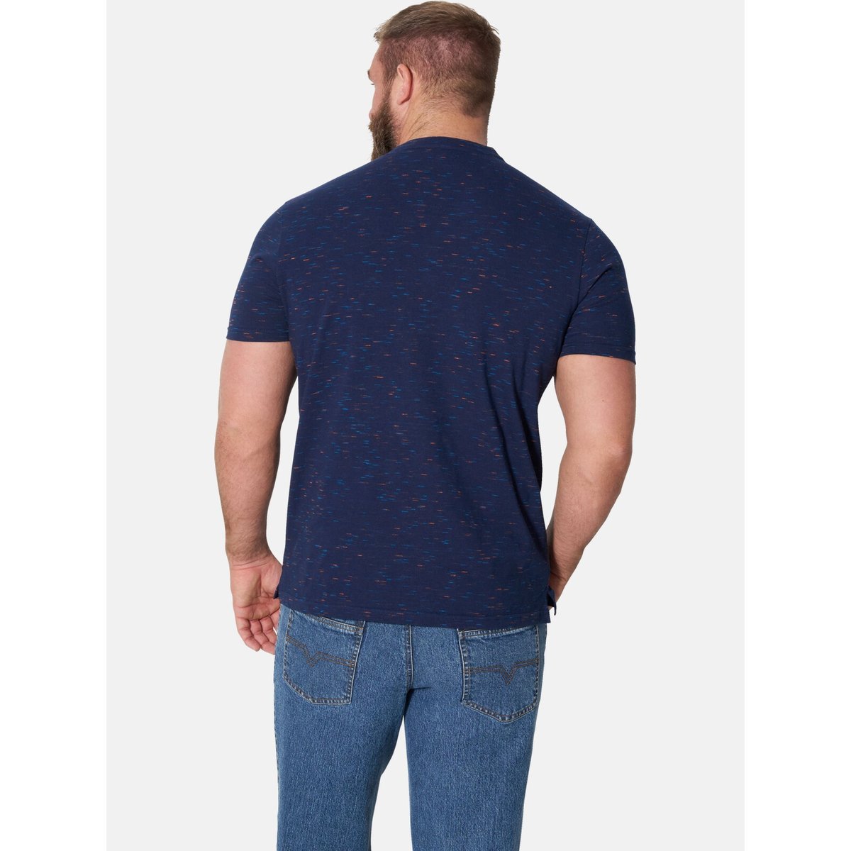 T-shirt GAANE bleu foncé, JAN VANDERSTORM