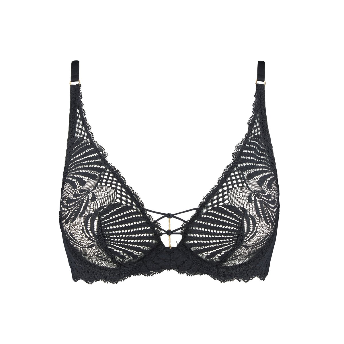 Soutien-gorge triangle avec armatures Rythm of Desire noir, AUBADE