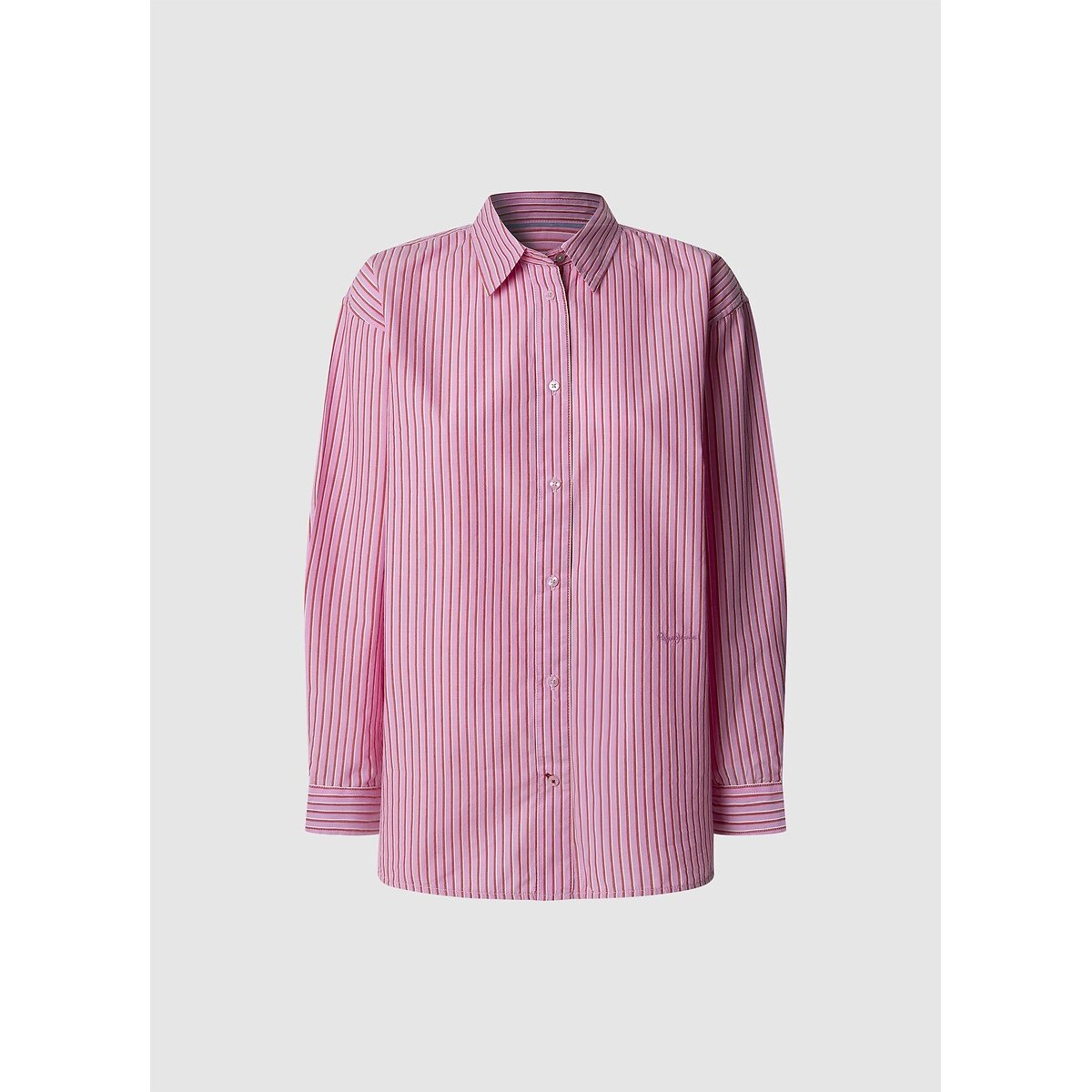 Finely Striped Blouse pink, PEPE JEANS