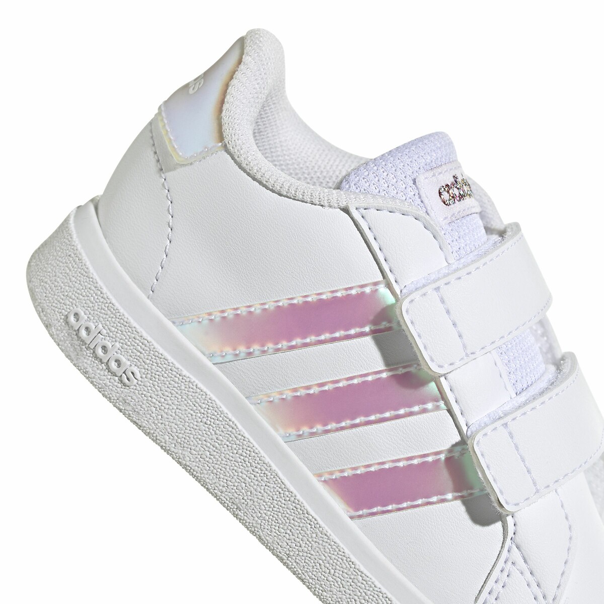 Baskets Grand Court 2.0 blanc/rose irisé, ADIDAS SPORTSWEAR