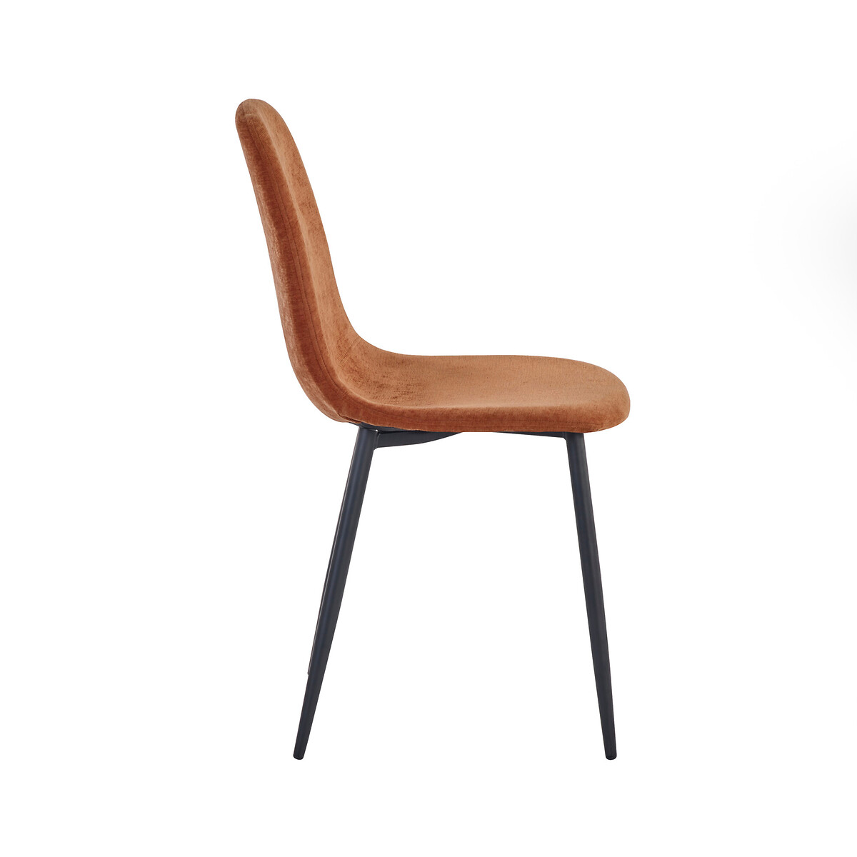 Set of 4 Lucia Chenille Upholstered Dining Chairs terracotta, SO'HOME