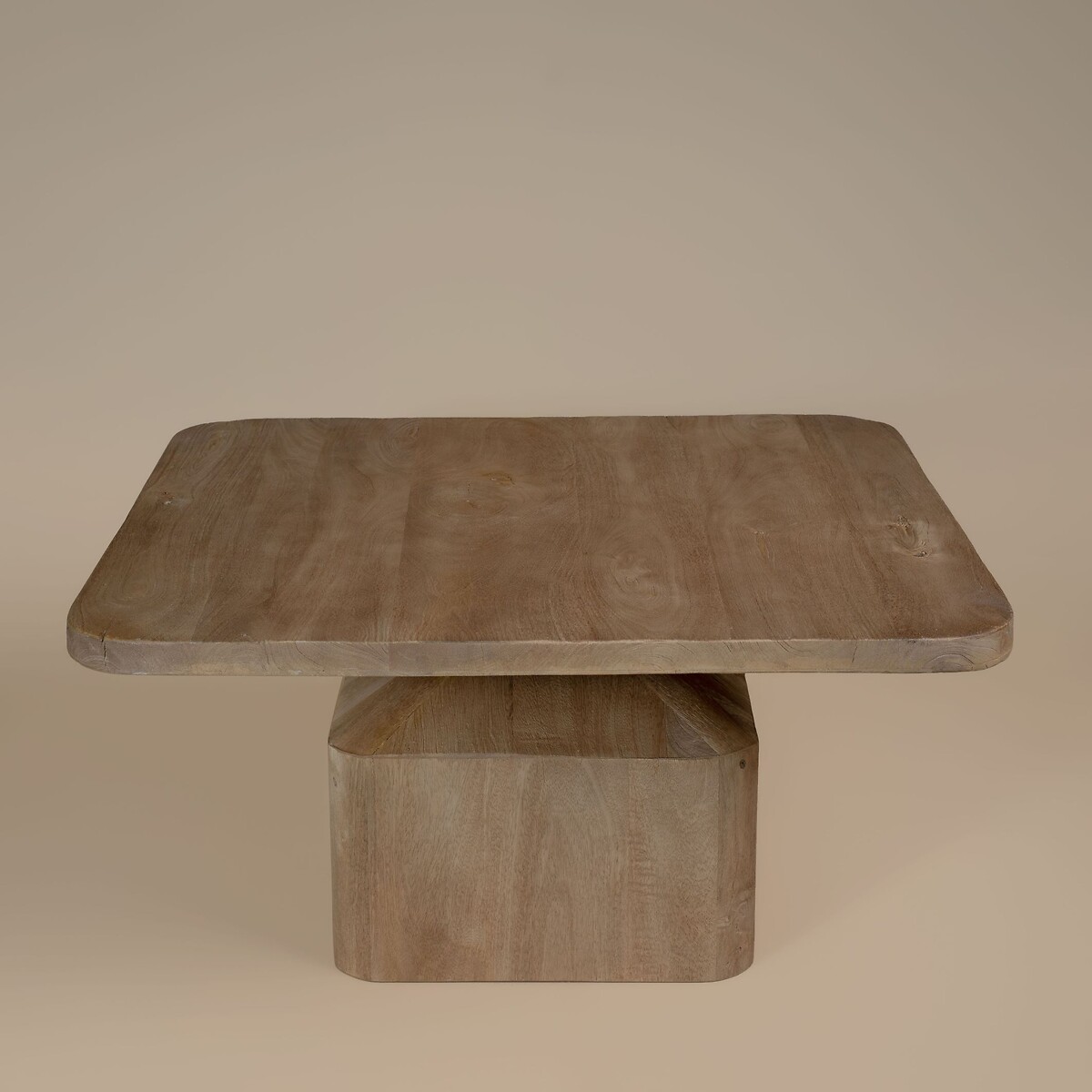 Roux Mango Wood Square Coffee Table light wood, ÉDITÉ