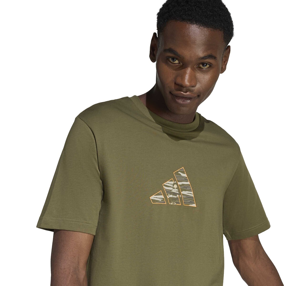 T-shirt a maniche corte CAMO TABLE TEE verde oliva, ADIDAS SPORTSWEAR
