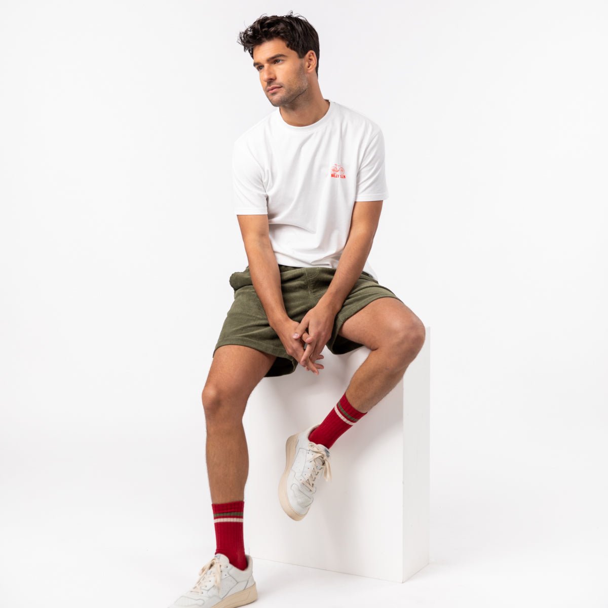 T-shirt en coton biologique VINTAGE blanc, BILLYBELT