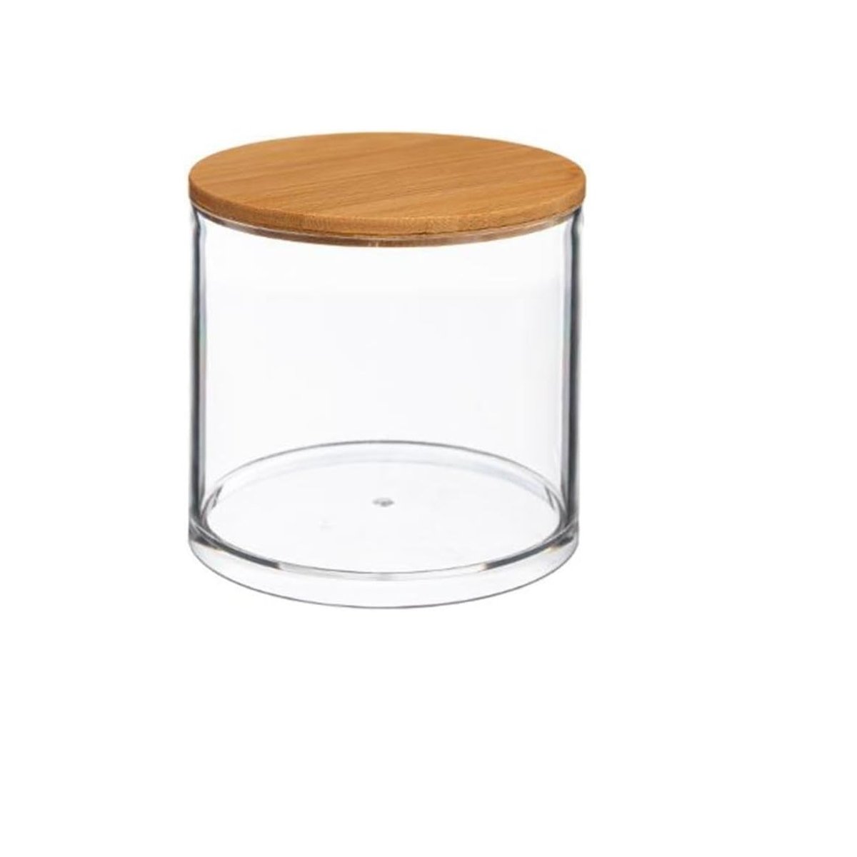 Pot a cotons transparent avec couvercle transparen, EDEN