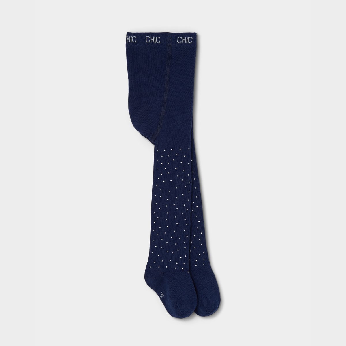 Collant fille avec strass bleu, BOBOLI