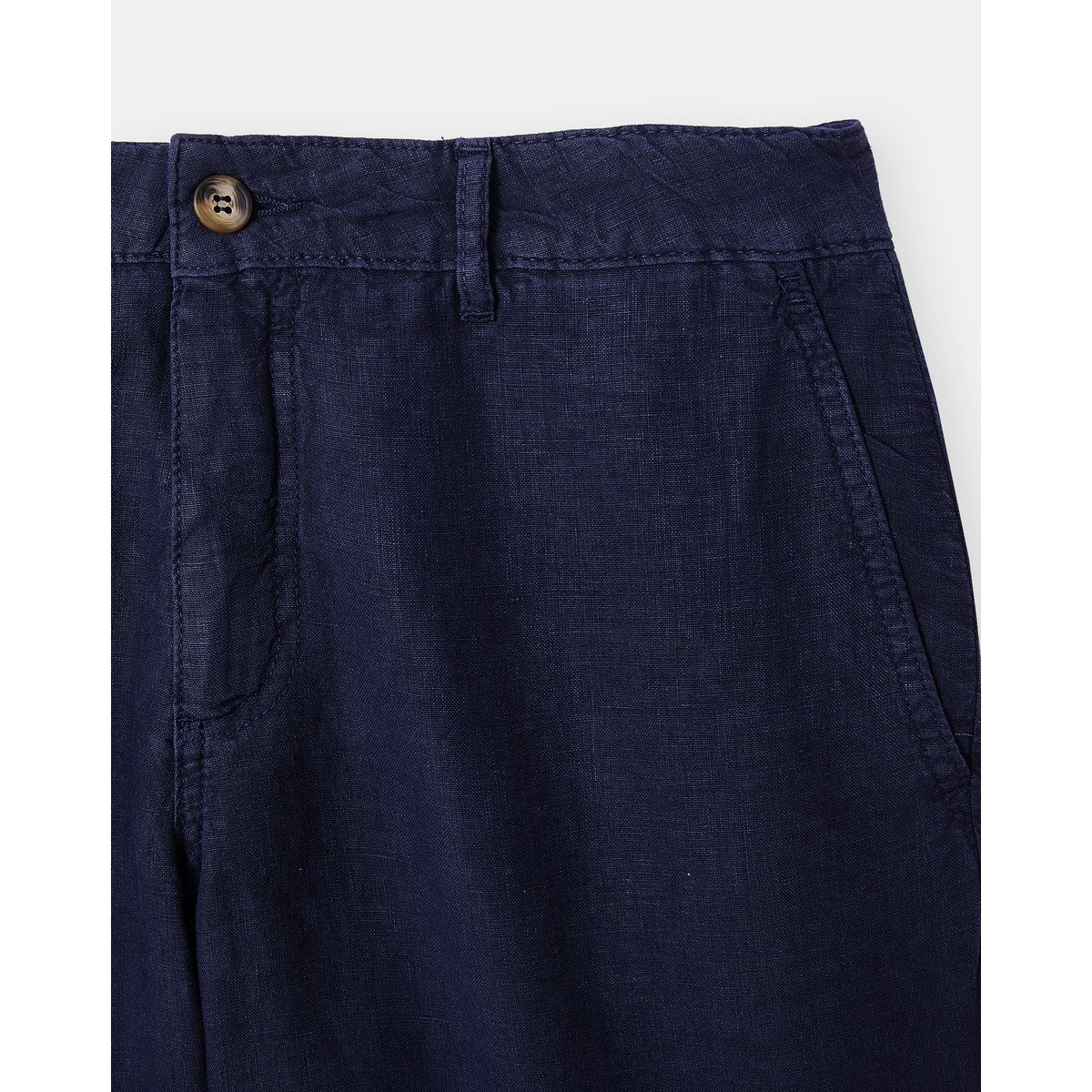 Short en lin LINO SHORT bleu marine, CHEVIGNON