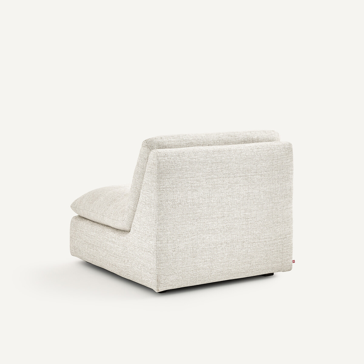 Chauffeuse, modulable, en toile jaspée, GIULIANO naturel, AM.PM
