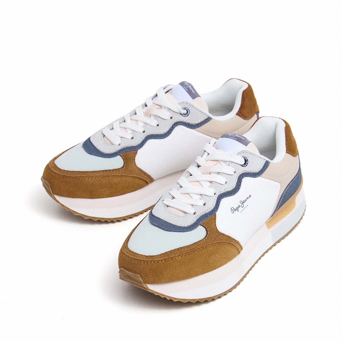 Baskets basses Rusper Class brun cognac, PEPE JEANS