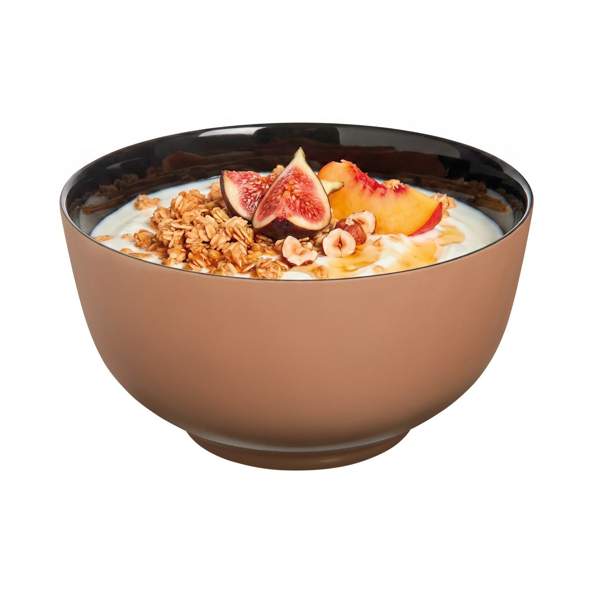 6 bols couleur noisette 75 cl -MOKA DÉLICE marron, LUMINARC