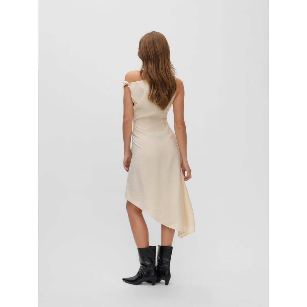 Robe Asymétrique birch, VERO MODA