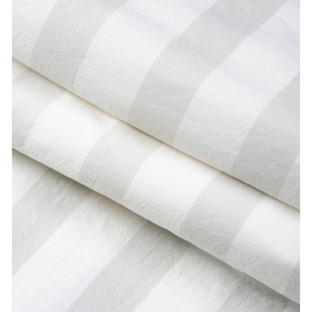Housse de couette bébé Percale de Coton Bio MAXI-RAYURE maxi rayure gris clair, KADOLIS