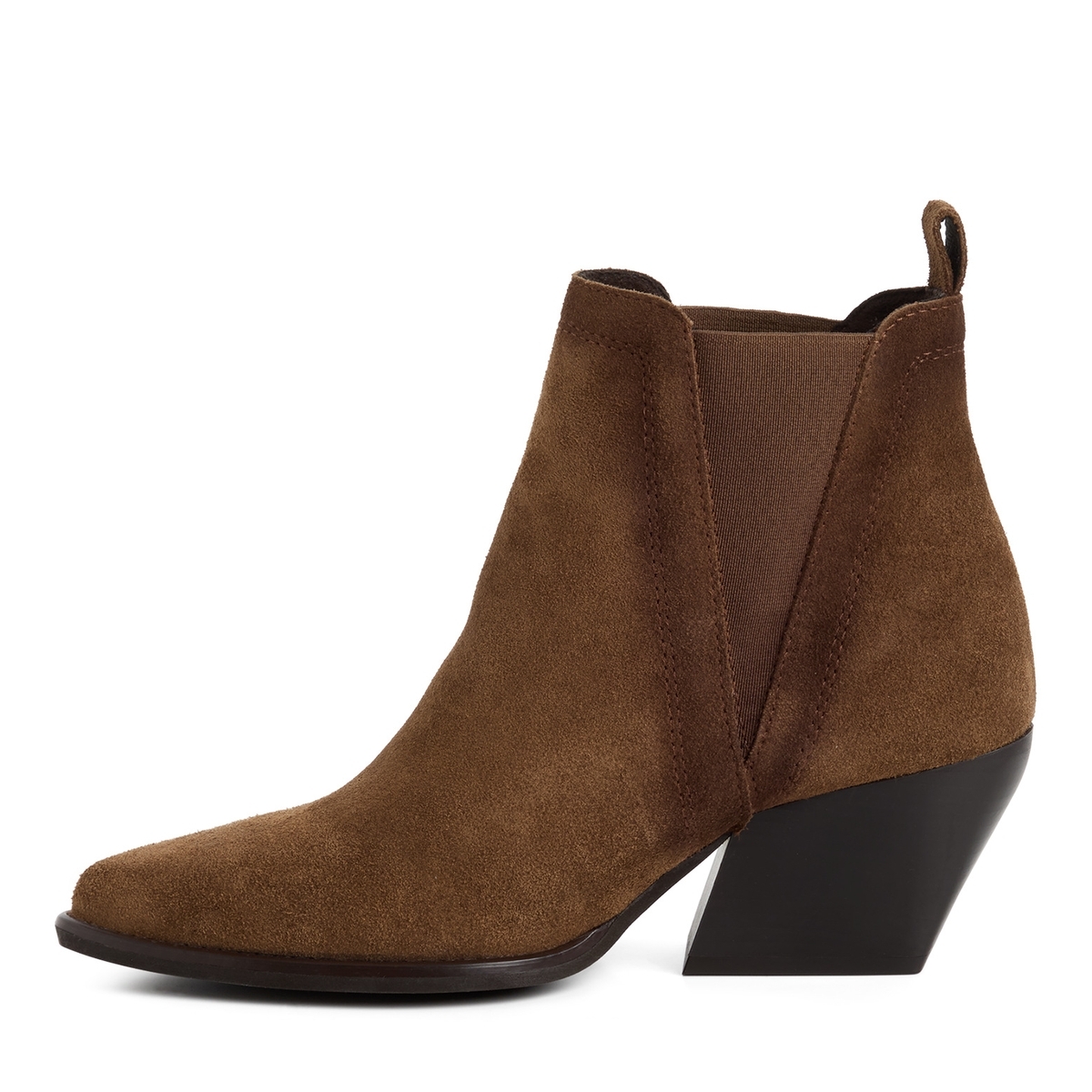 Bottine Chelsea en cuir marron, TAMARIS
