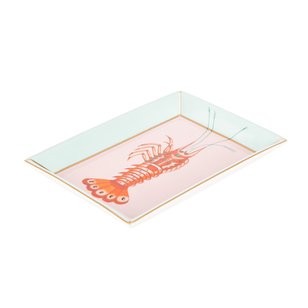 17.5cm Lobster Rectangular Trinket Dish multi-coloured, YVONNE ELLEN
