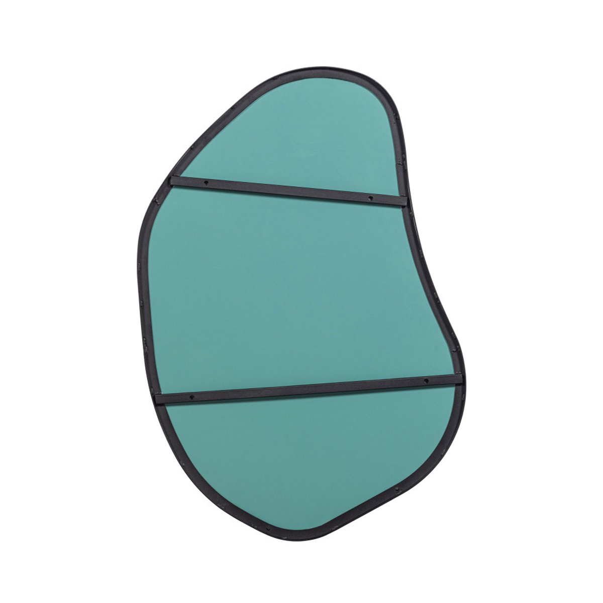 Miroir de forme organique 100x70cm- ROMEE noir, WOOOD