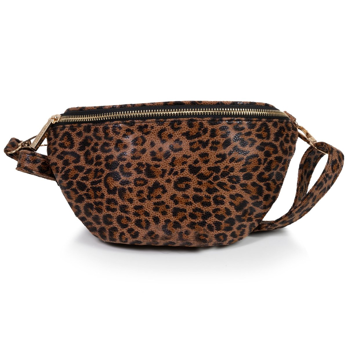 Sac banane noir bandoulière, tendance mode passe partout – ceinture réglable, détachable, pratique brun léopard, ISOTONER
