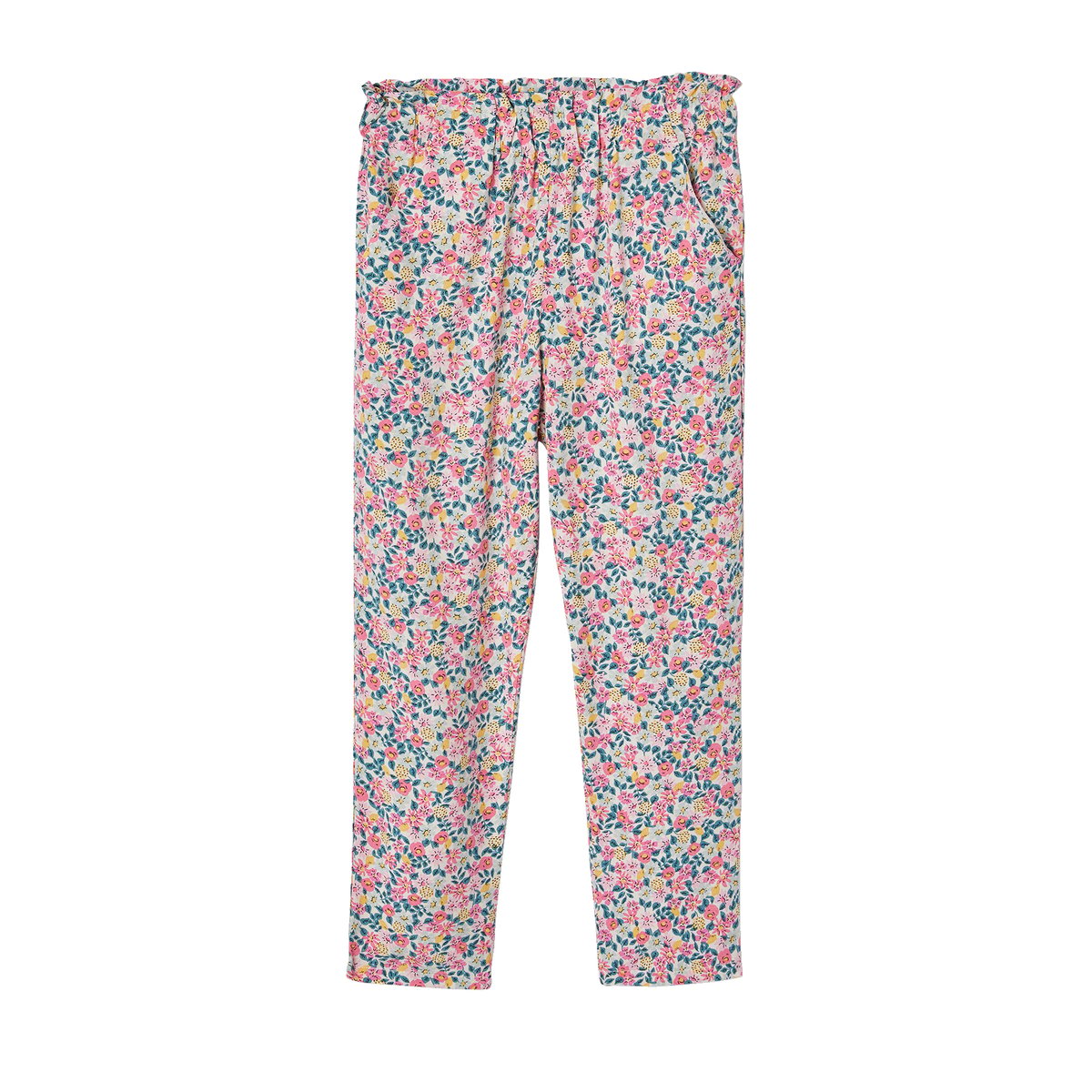 Ensemble tee-shirt + pantalon bleu grisé, VERTBAUDET