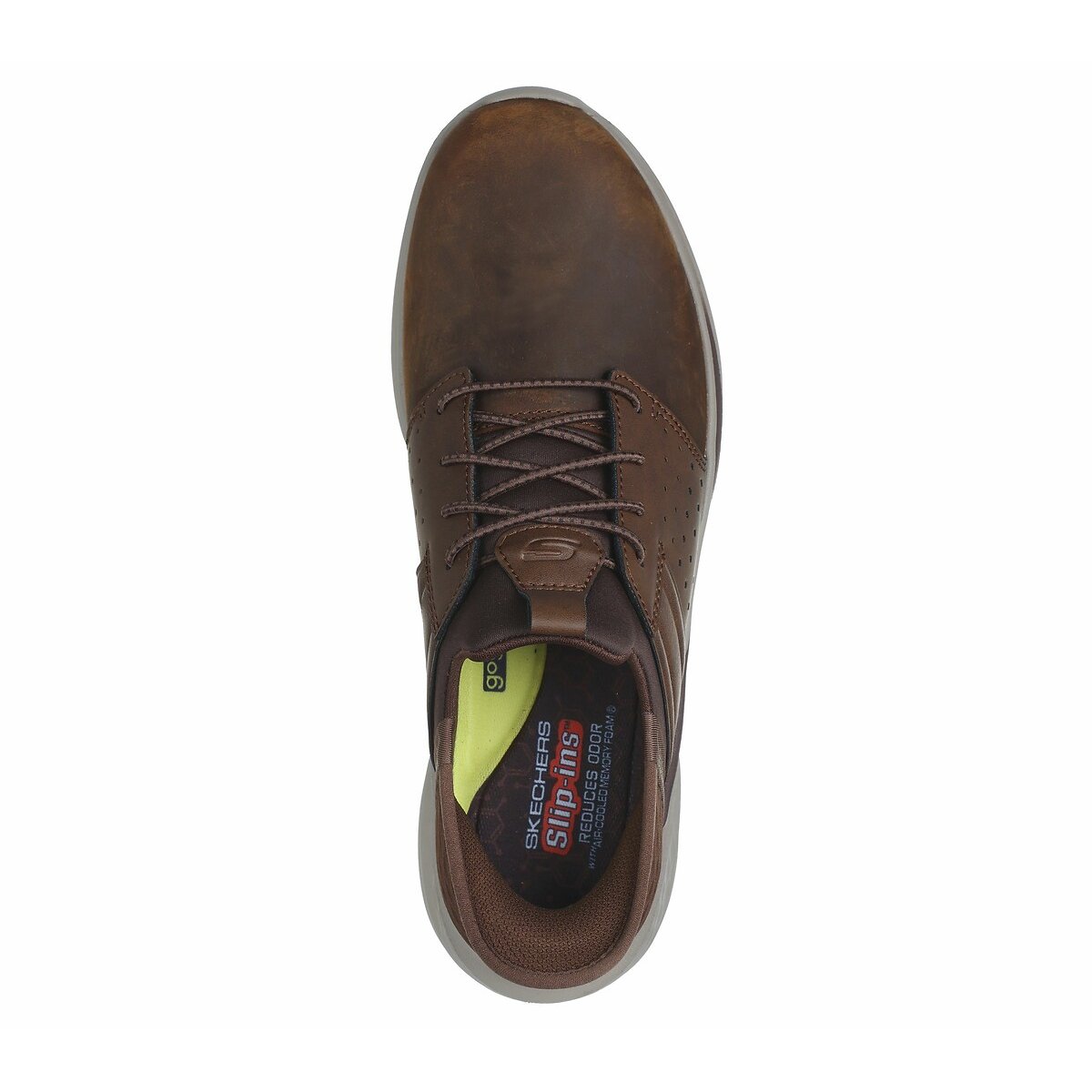 Sneakers SLIP-INS : SLADE - ZACHARY donkerkastanje, SKECHERS