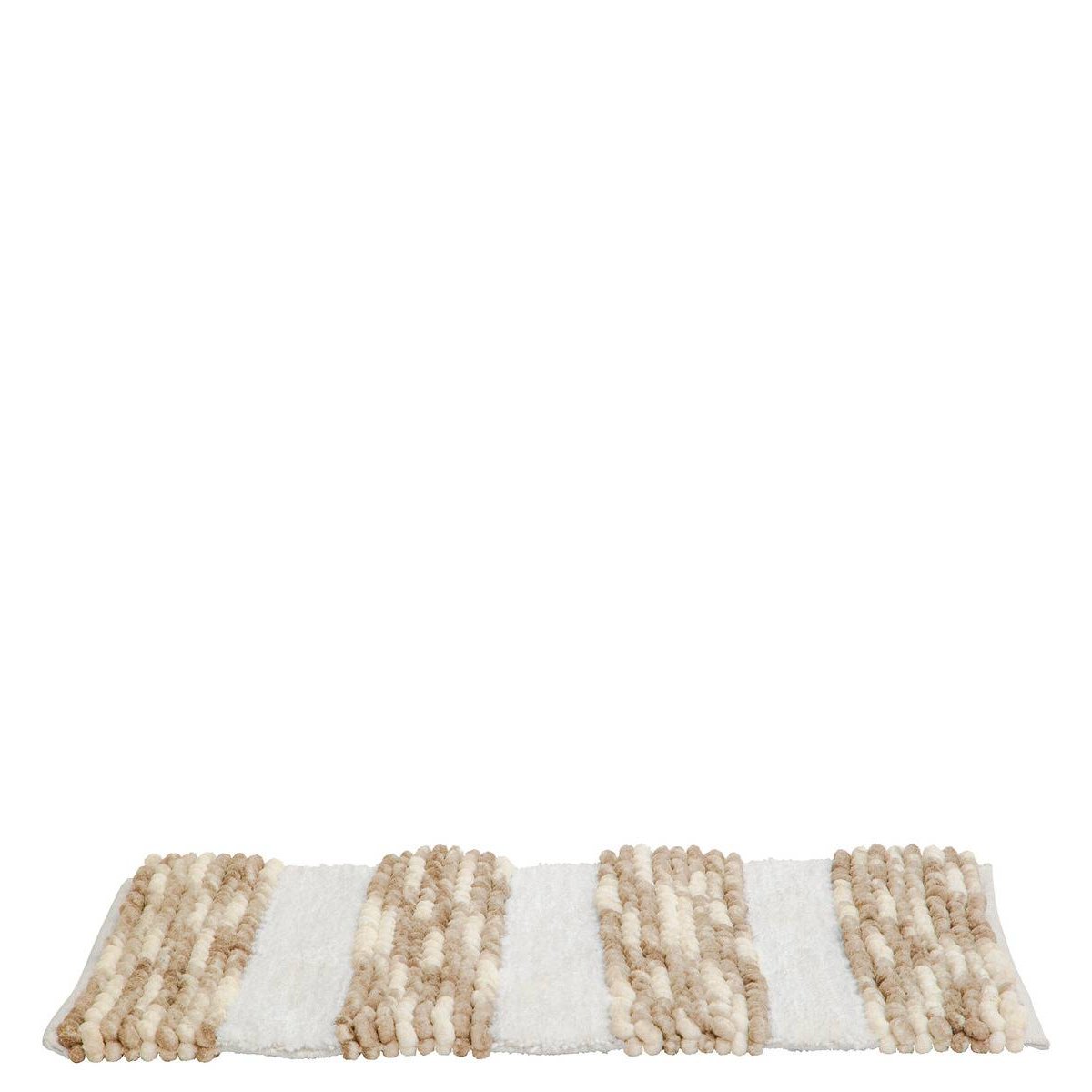Tapis de bain effet velours NATURAL gris, 5FIVE SIMPLY SMART
