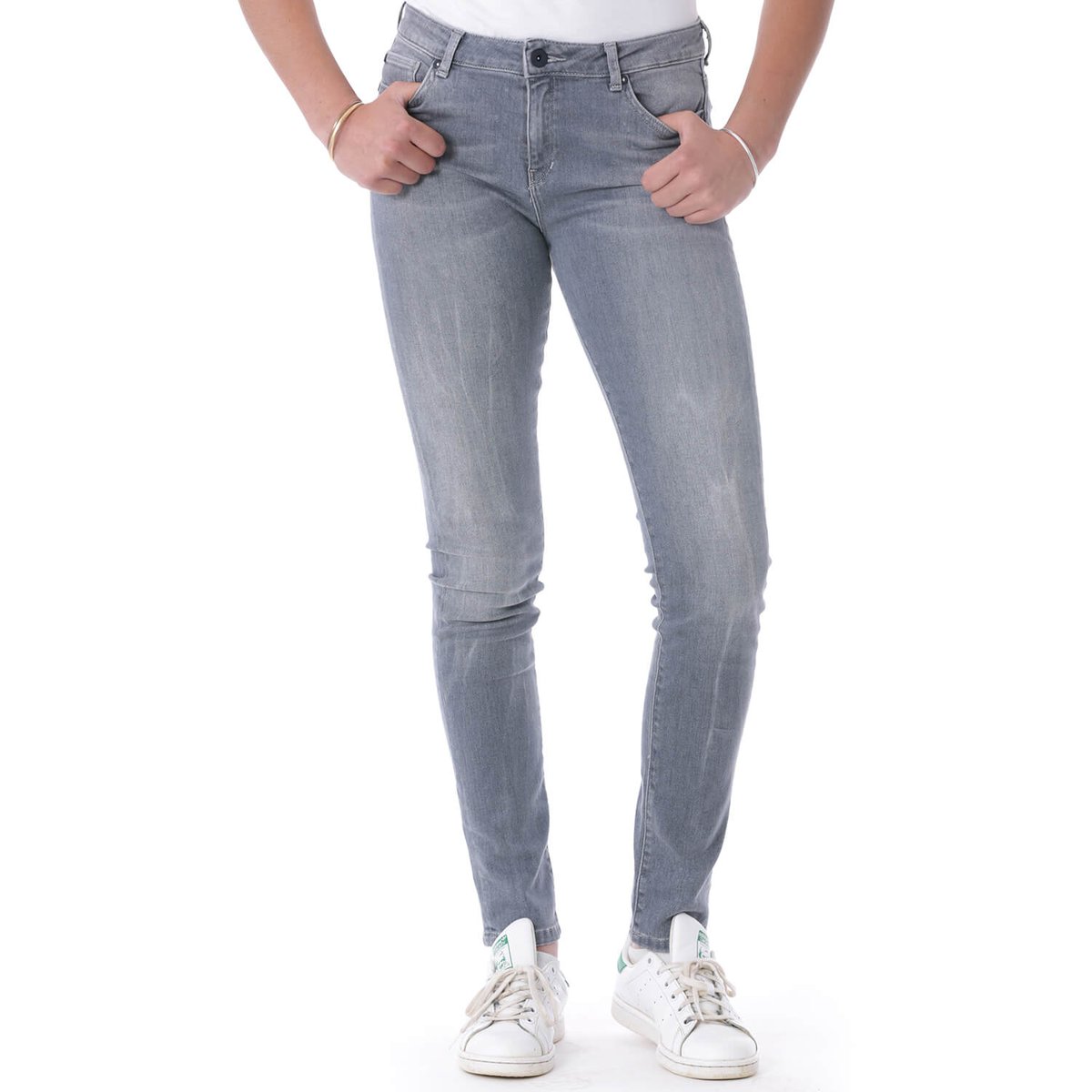 Jean coupe slim LIGHT gris, SHILTON