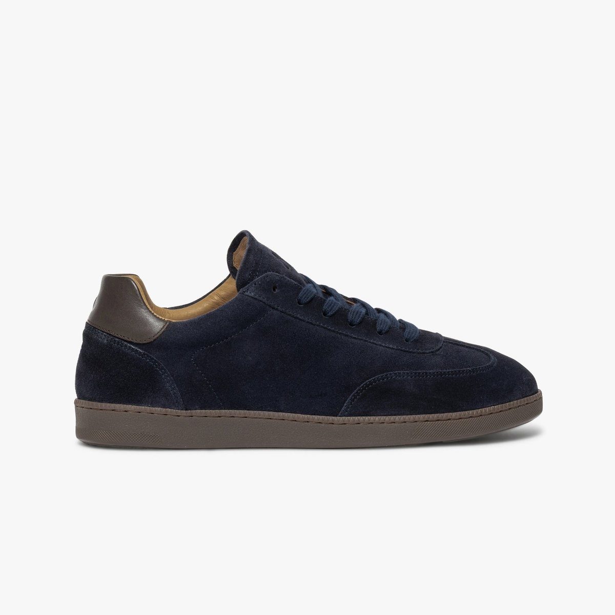 Basket en cuir LIAM bleu marine, BOCAGE