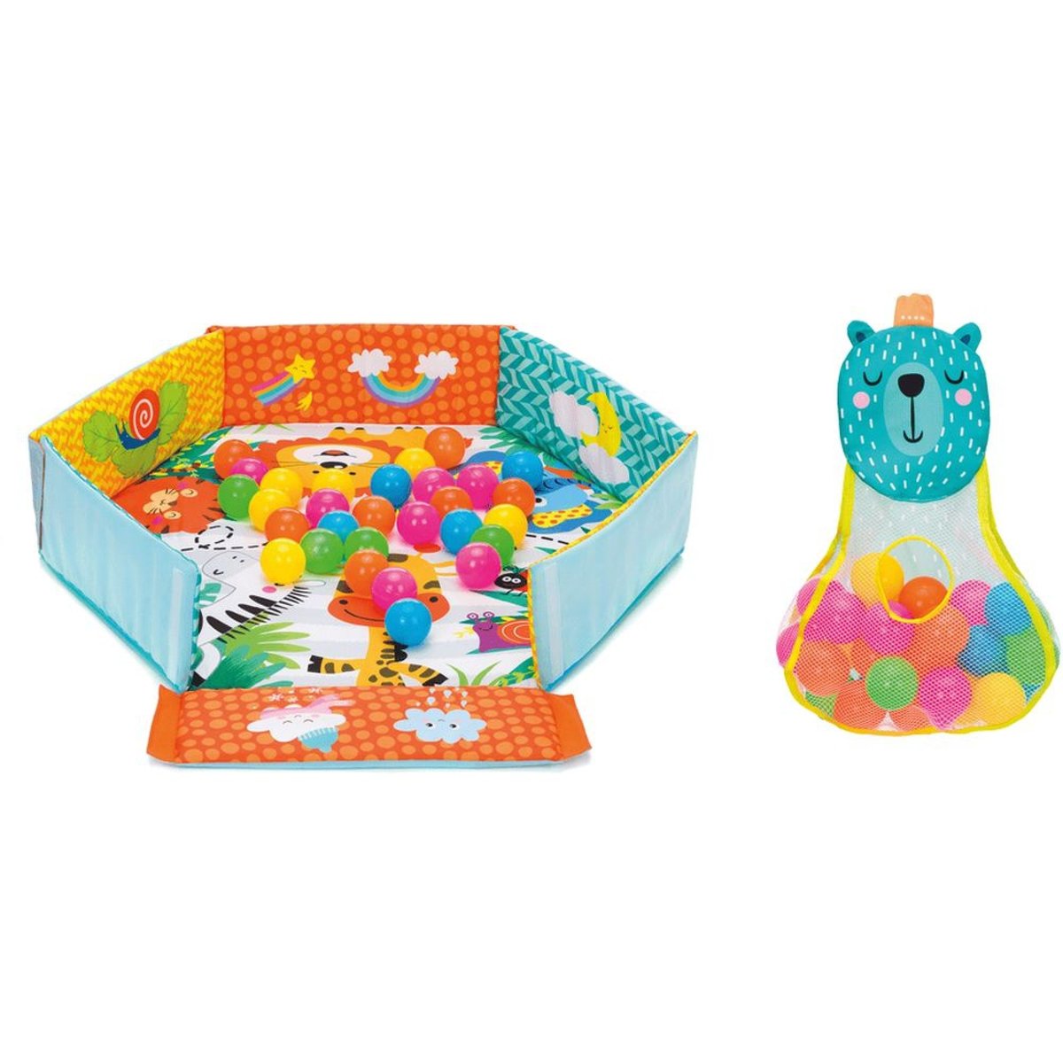 Tapis d'éveil avec arche Jungle couleur unique, FILLIKID