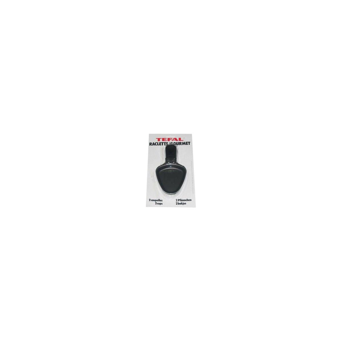 coupelle lot 2 poelons à raclette ovales couleur unique, TEFAL