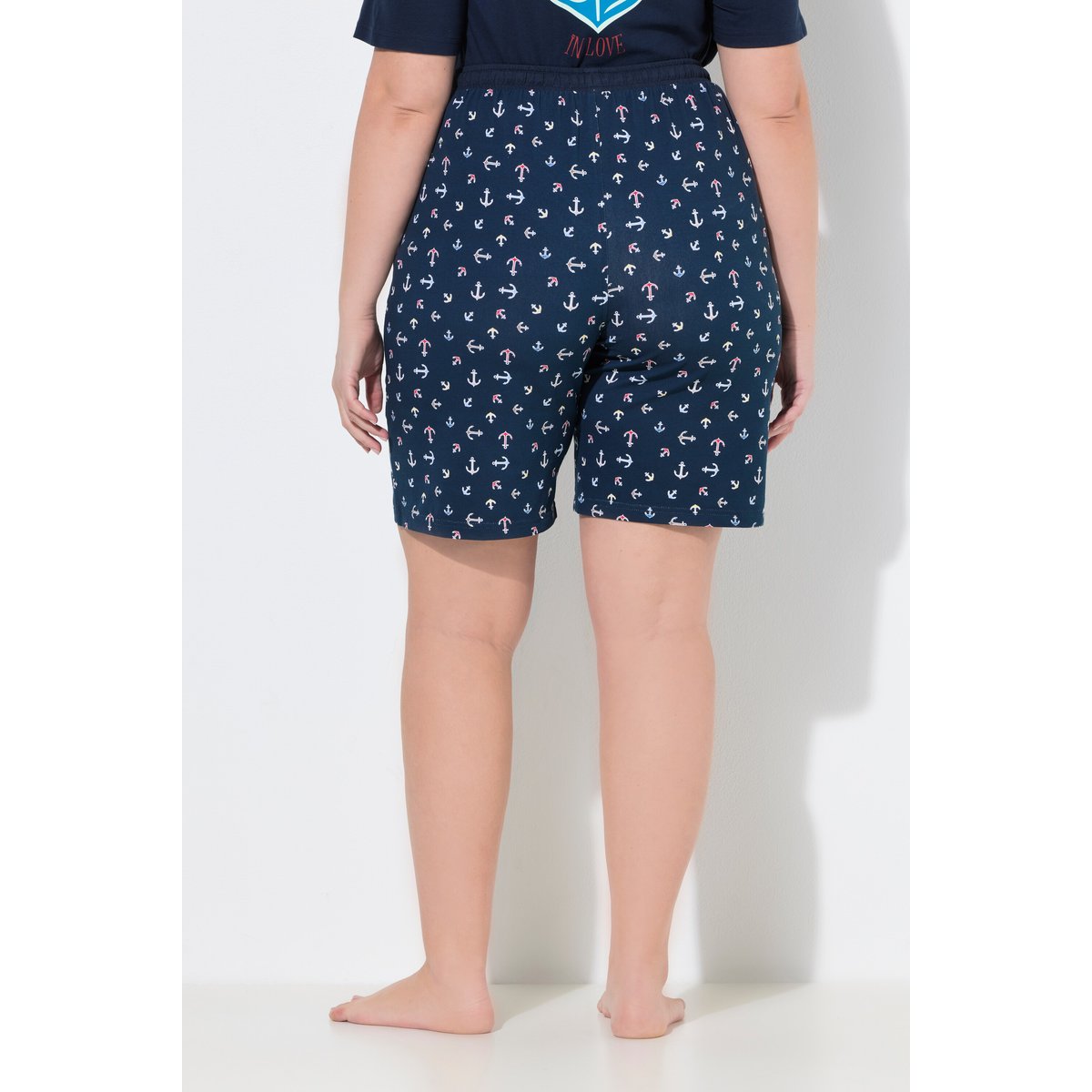 Shorts de pyjama, lot de 2 bleu nuit, ULLA POPKEN