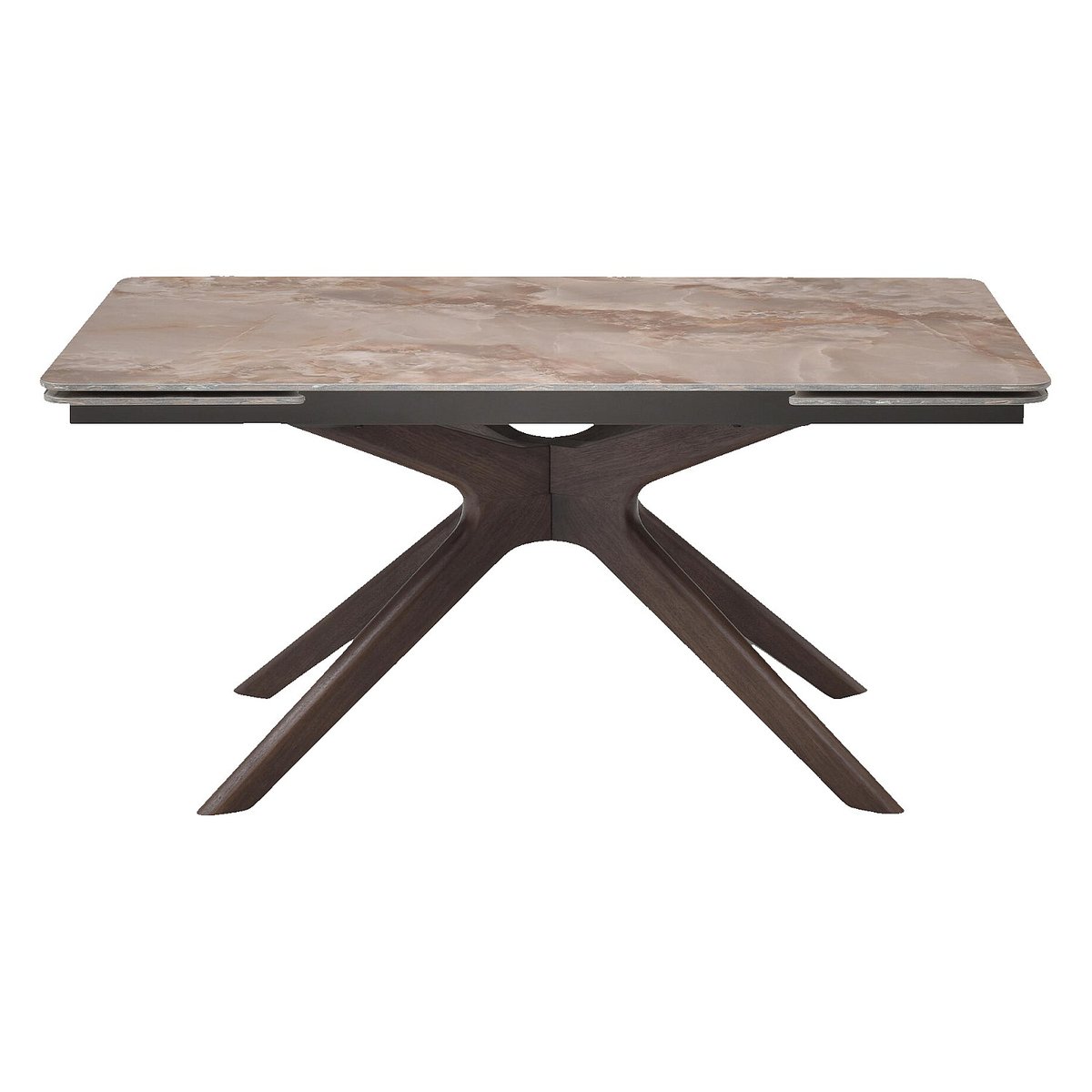 Table à manger noyer MISTO marron, beige, HABITAT
