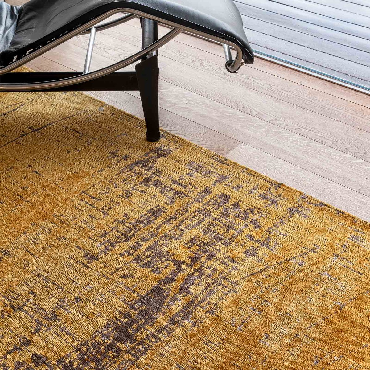 Tapis intérieur/extérieur tissé plat FREEDOM jaune, NOVATREND