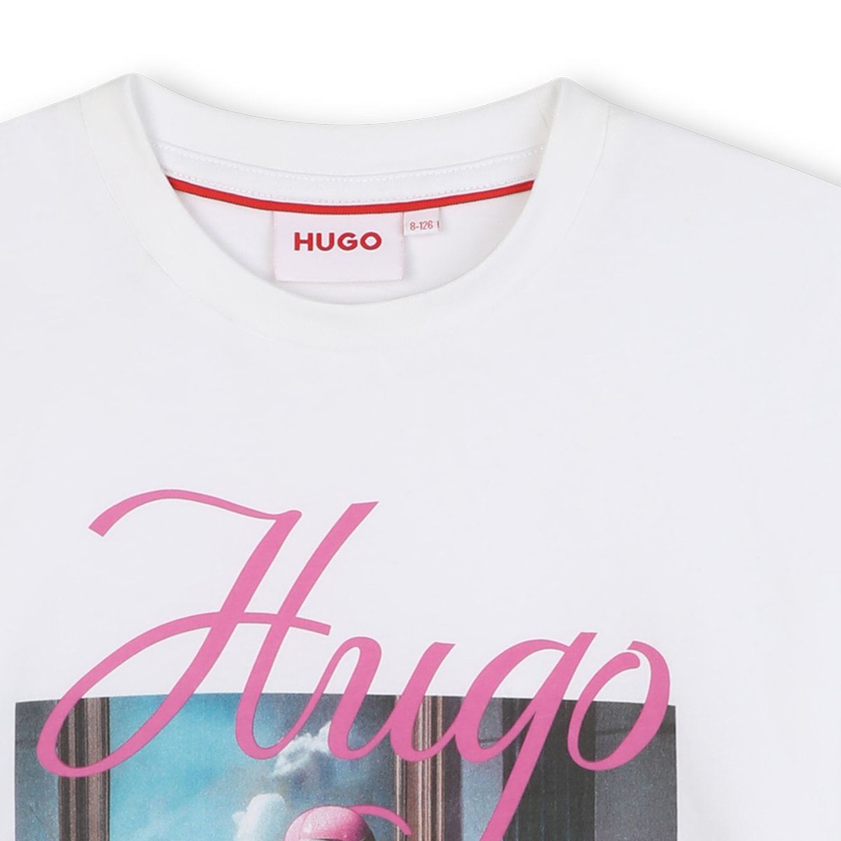 T-shirts à manches courtes blanc, HUGO KIDSWEAR