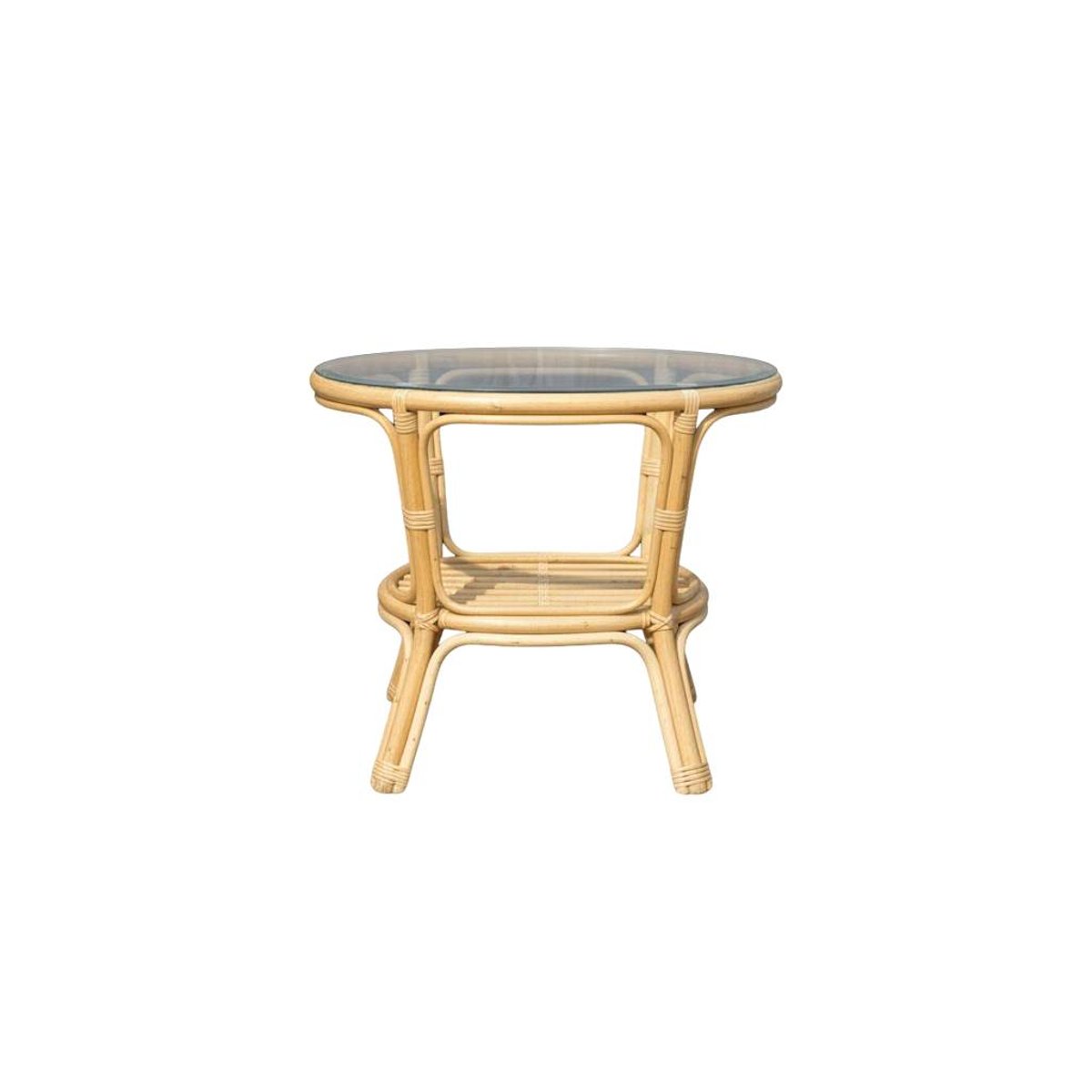 Salon de jardin en rotin et tissu RATTAN bois foncé, MADE IN MEUBLES