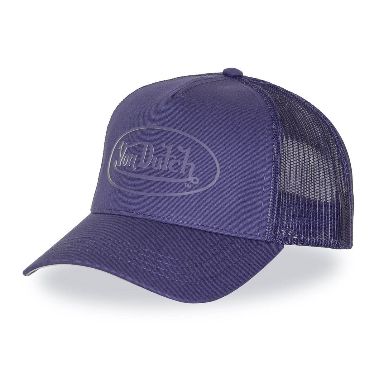 Casquette Trucker Log violet/jaune, VON DUTCH