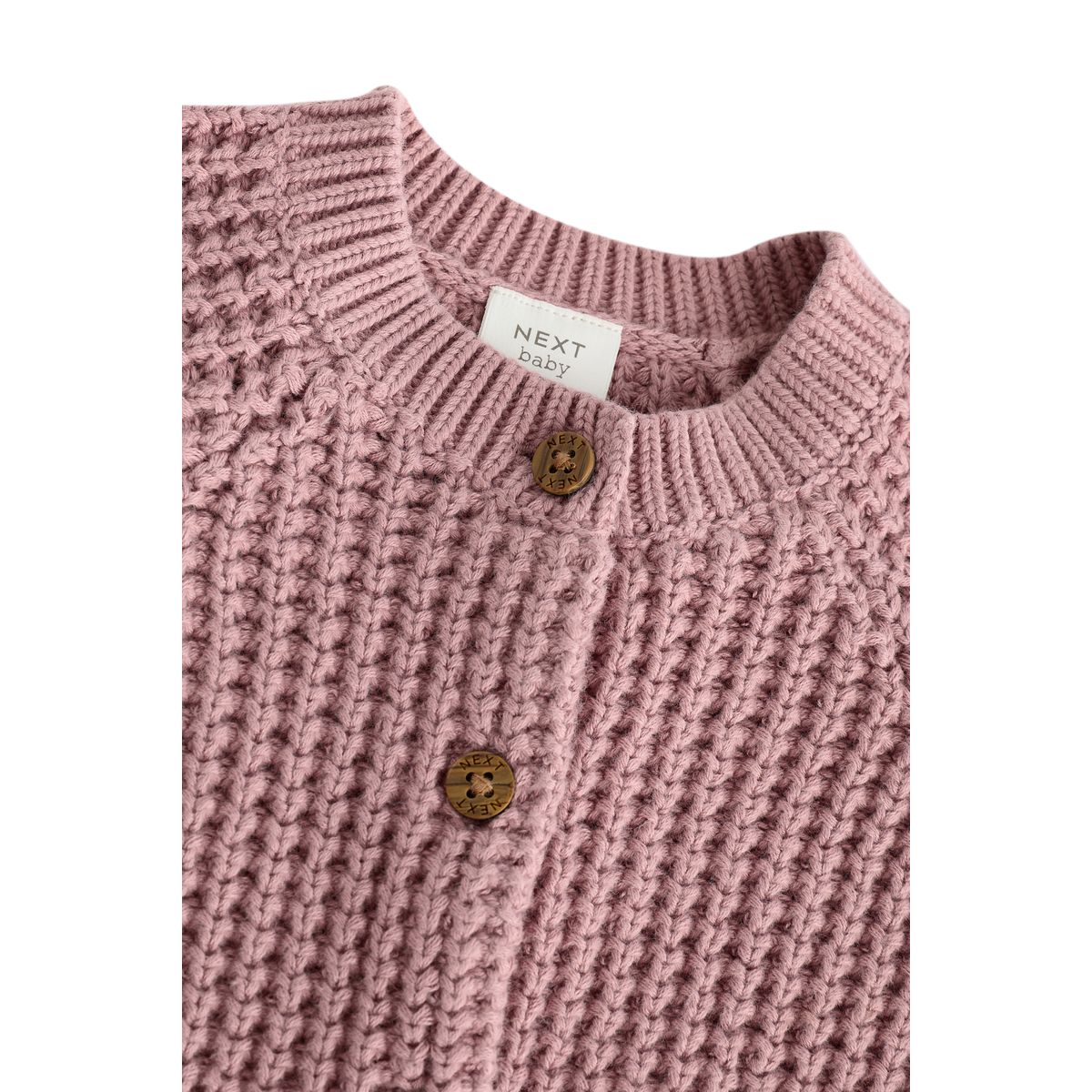 Cardigan en maille pointelle pour bébé rose, NEXT
