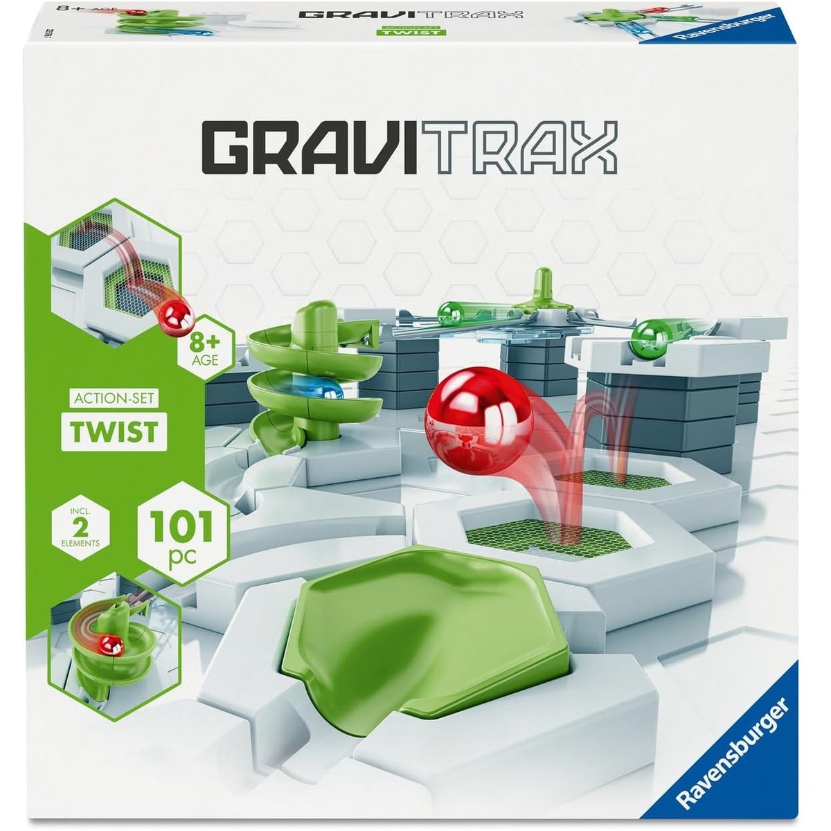 Gravitrax set Action Twist blanc, RAVENSBURGER