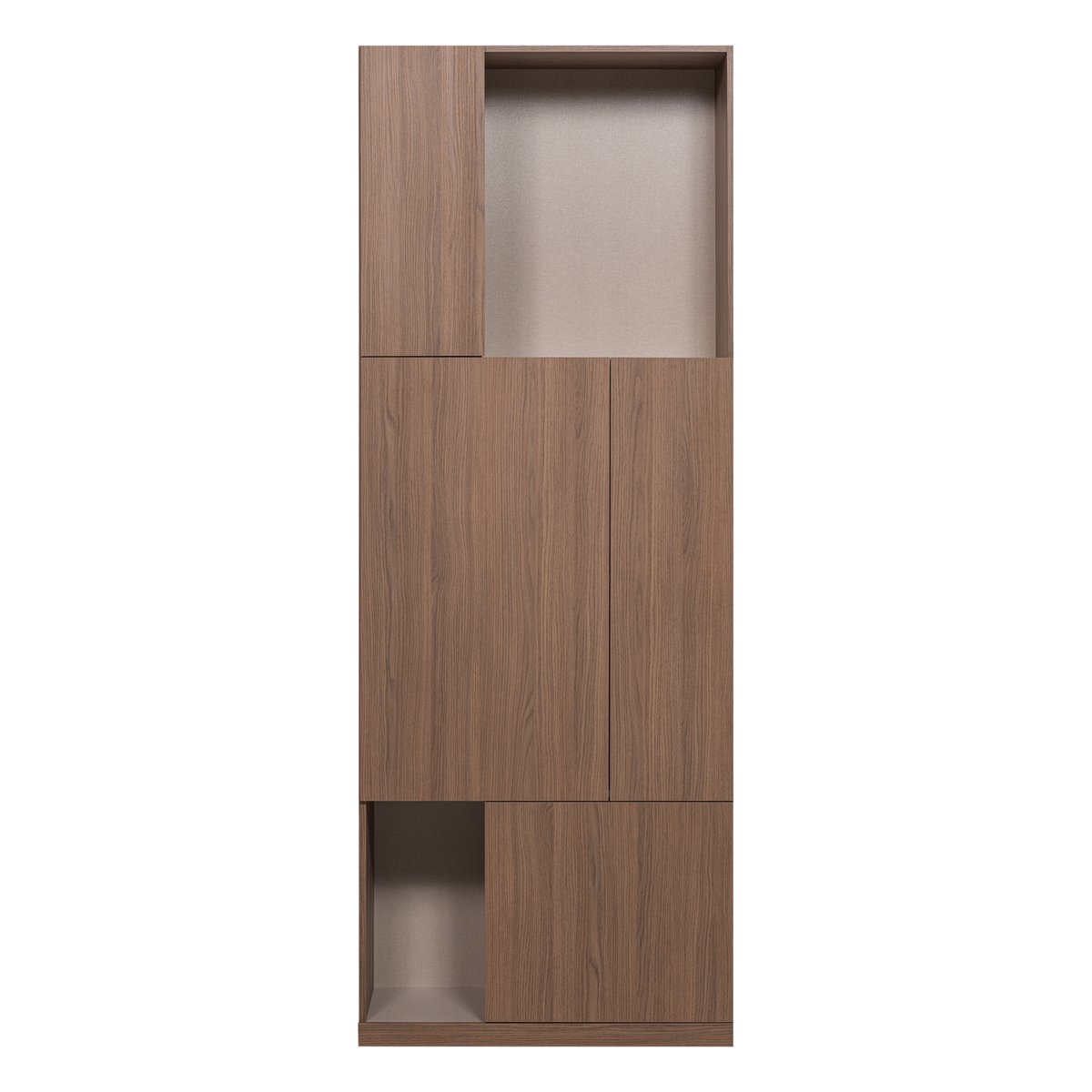Armoire en décor chêne BUILD brun, WOOOD