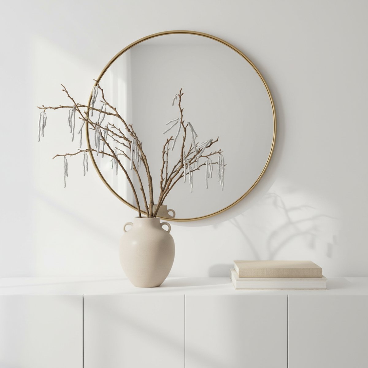 Branche de graines artificielles H96 argenté, SIA DECO