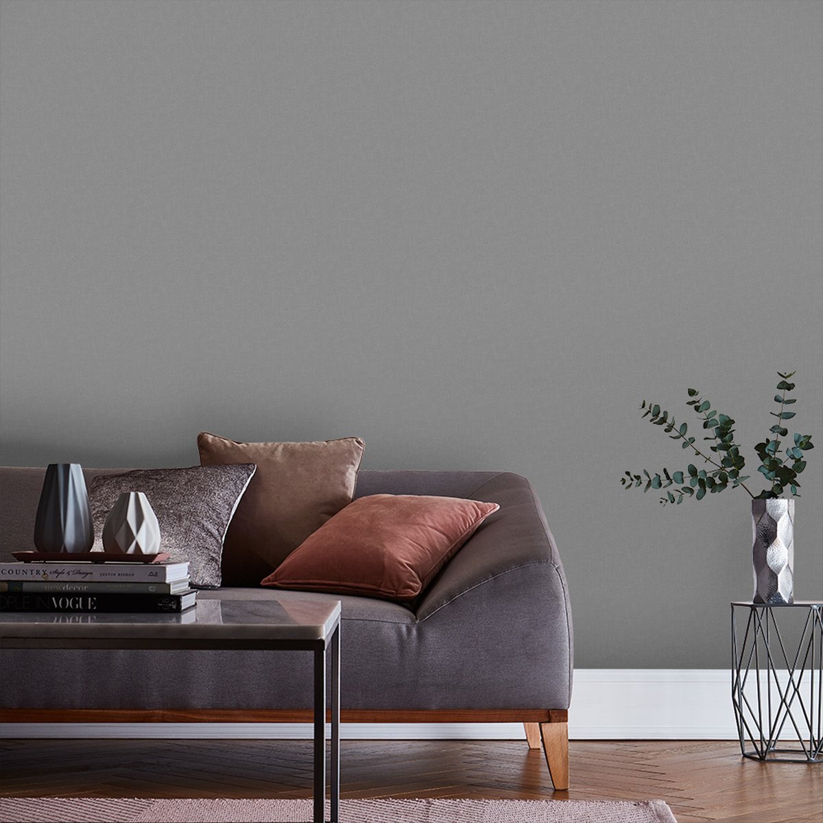 Peinture murale mate lessivable, tous les gris plomb, GRAHAM ET BROWN