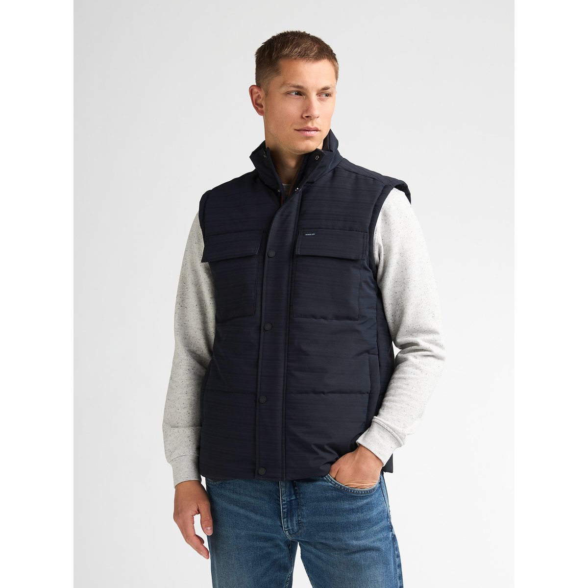 Gilet utilitaire résistant grayson noir deep black, PETROL INDUSTRIES