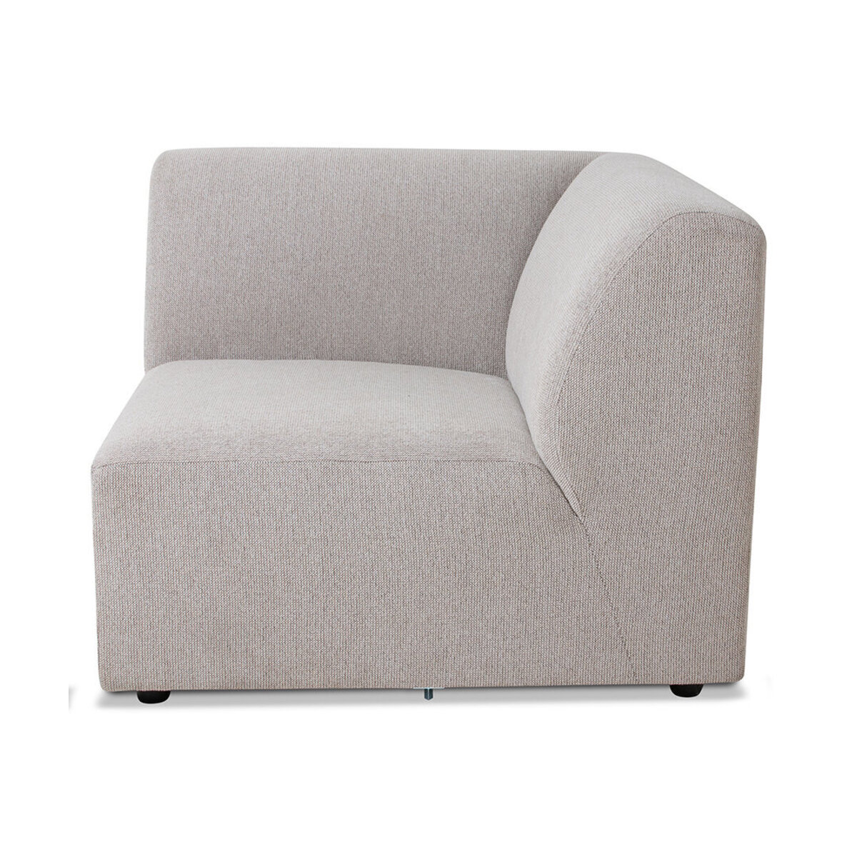 Module d'angle droit en tissu Jax gris clair, HK LIVING