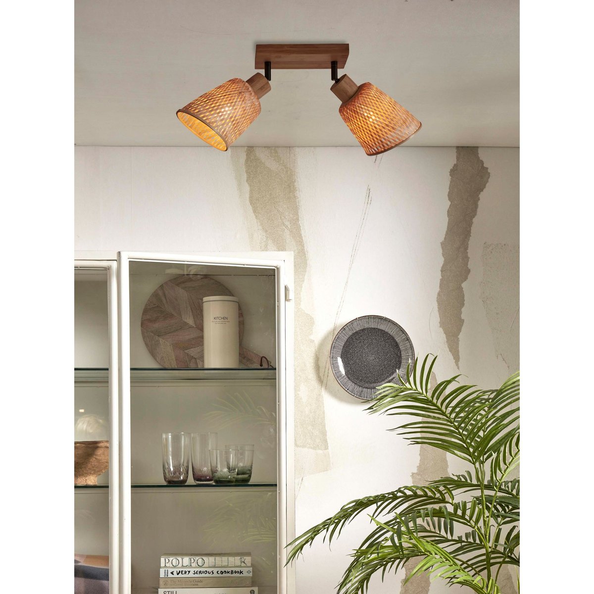 Plafonnier Bambou JAVA bamboo, GOOD & MOJO
