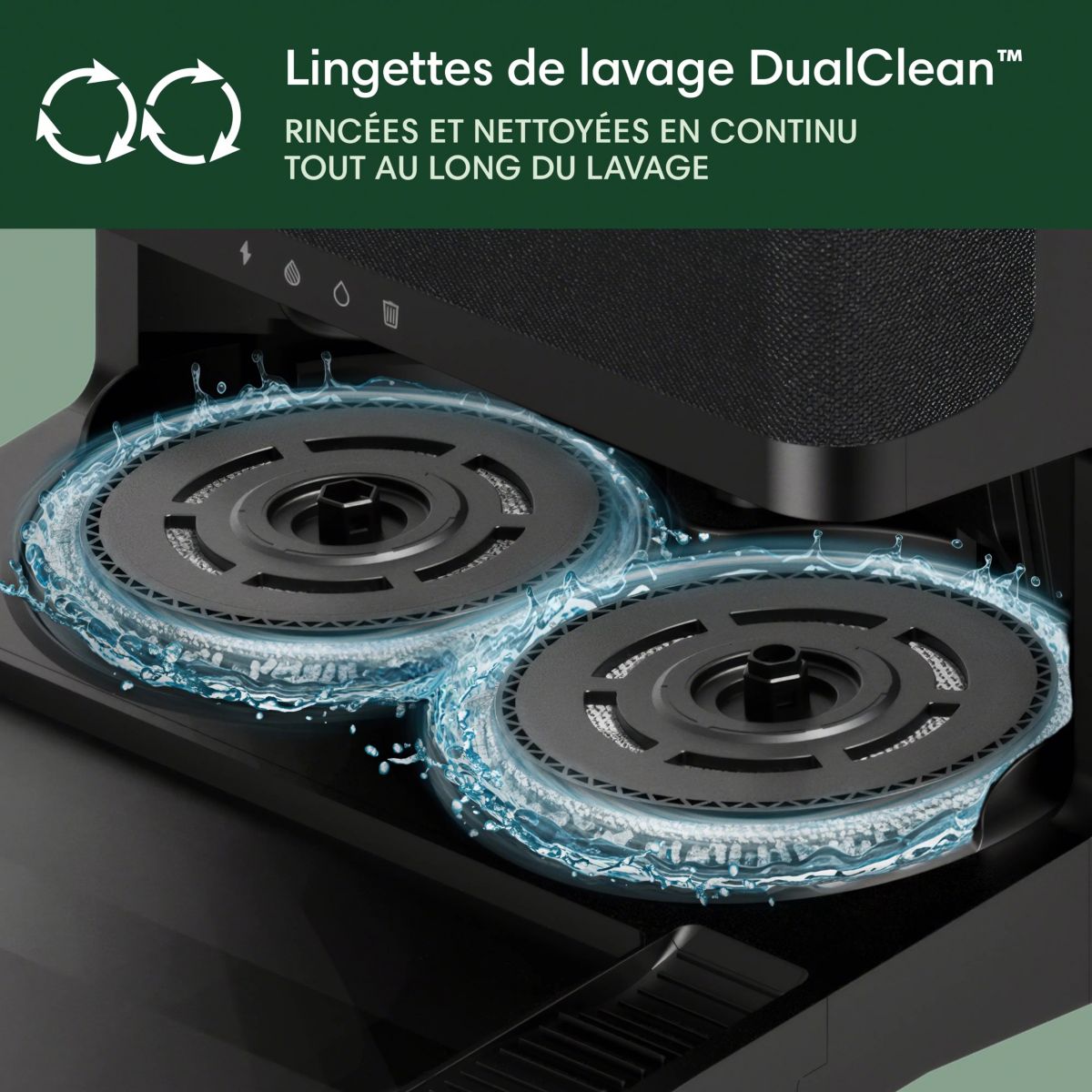 Robot Aspirateur Laveur Roomba Plus 405 G185040 couleur unique, I ROBOT