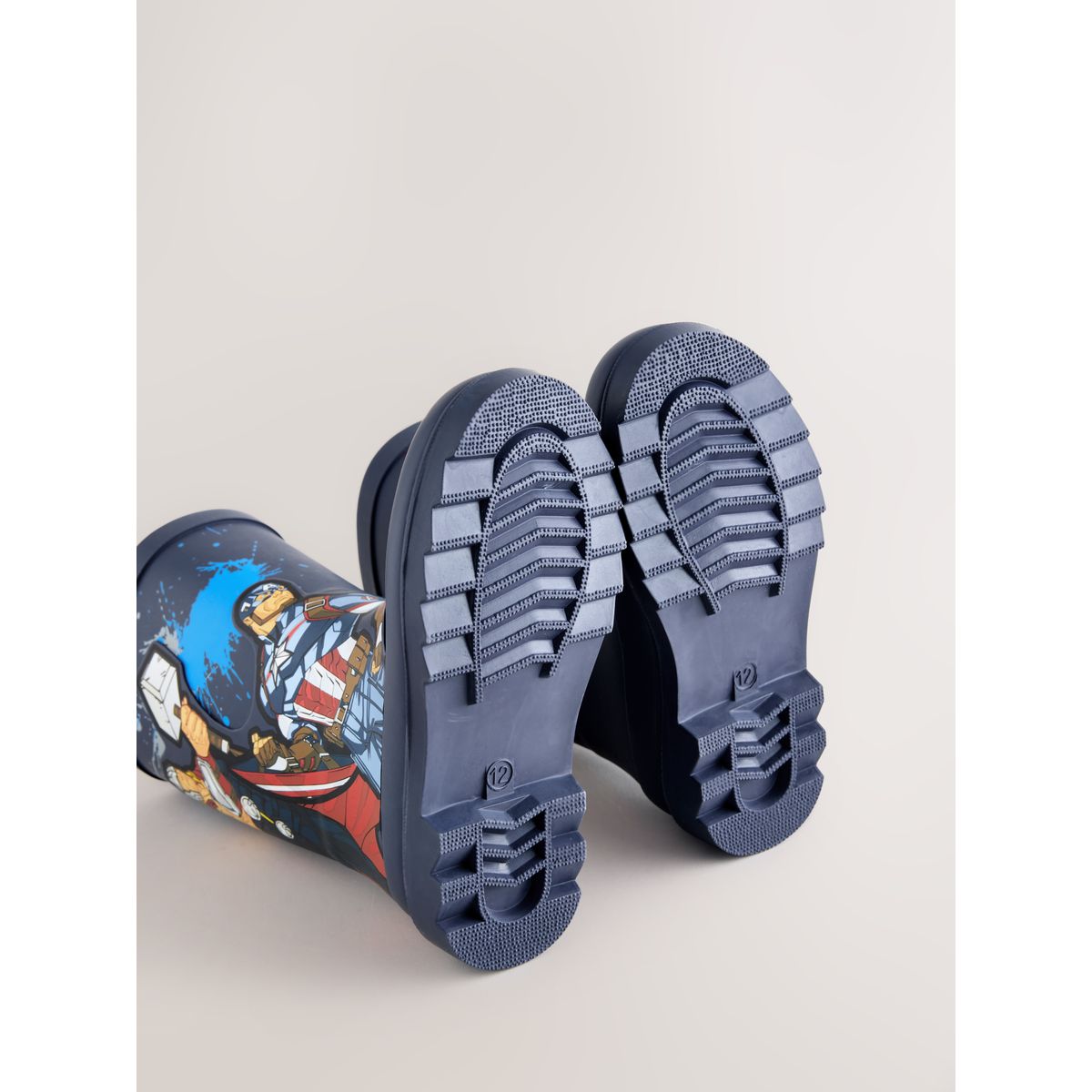 Bottes de pluie en caoutchouc marvel bleu marine, NEXT