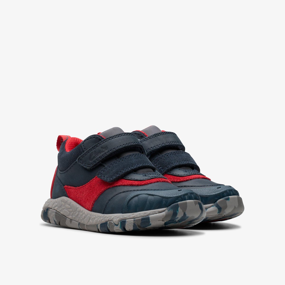 Boots Suède Coupe Extra Large STEGGY REX T bleu, CLARKS