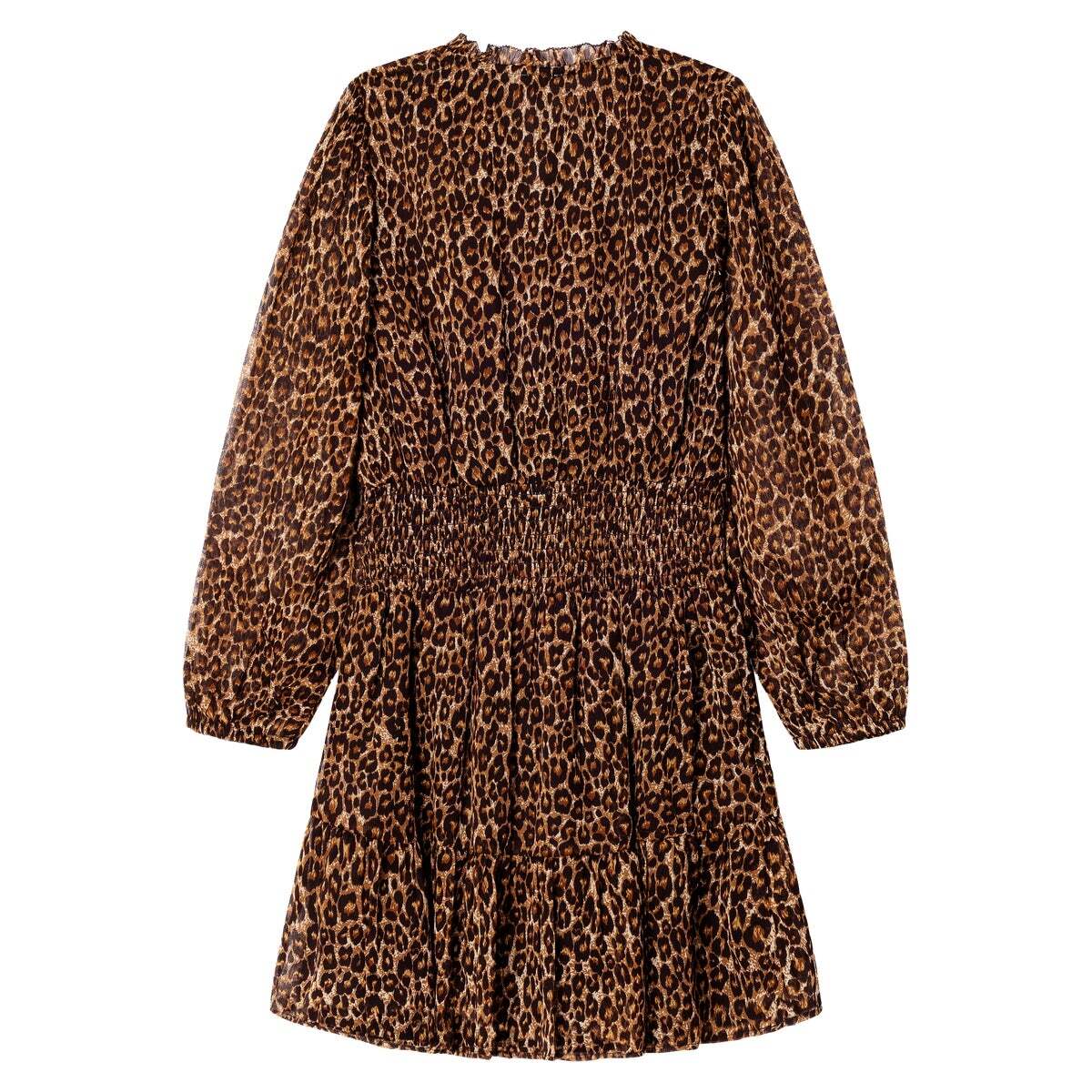 Robe Courte À Imprimé Animal beige malté, PEPE JEANS
