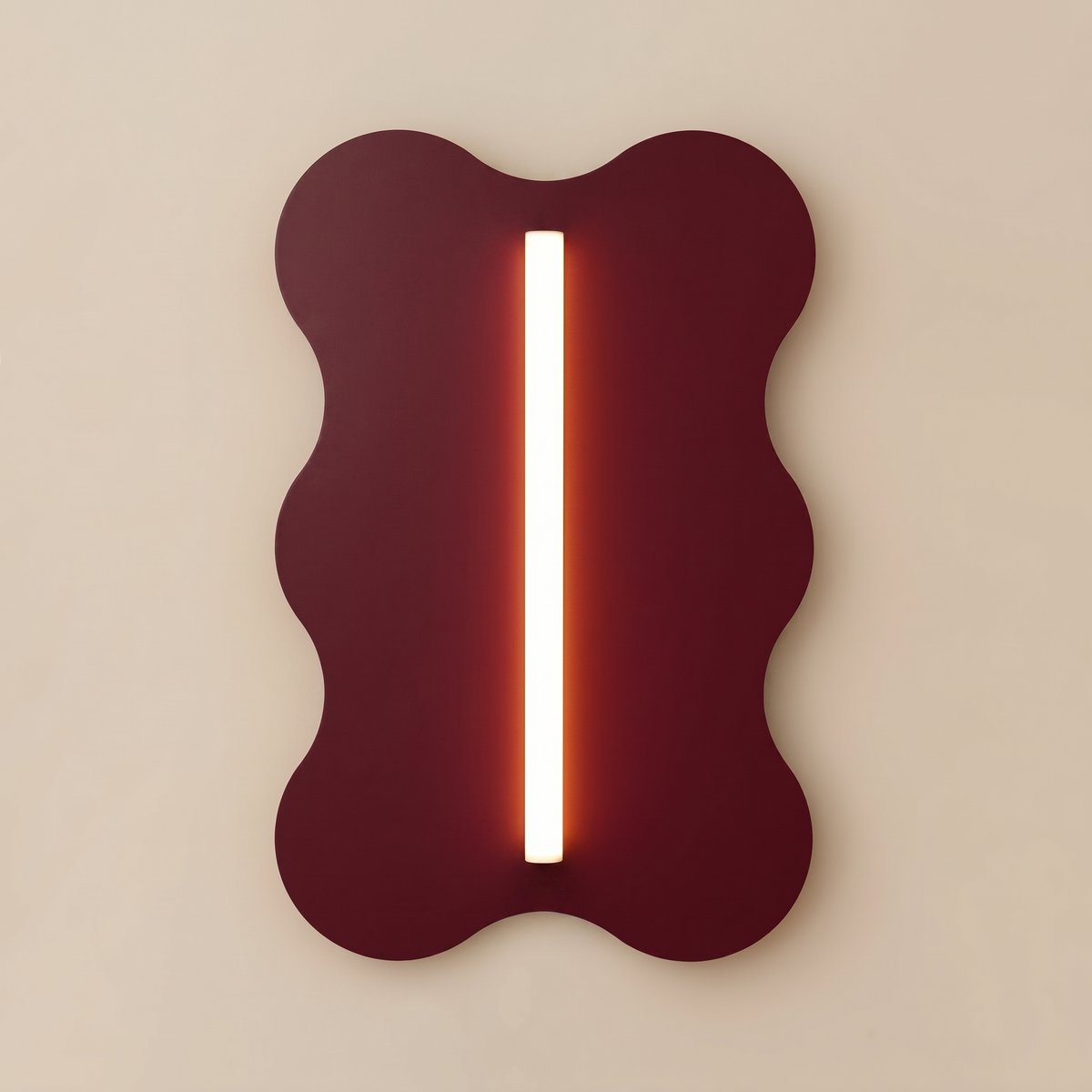 Applique murale Acier Bordeaux S14d 1 Klover bordeaux, EDEN